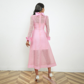 High Tide – Leinenkleid mit Blumenmuster
